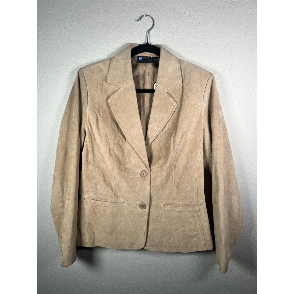 Vintage Genuine Leather tan Jacket #25
